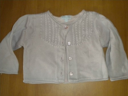 Gilet rose pâle tex (REF 14V9)